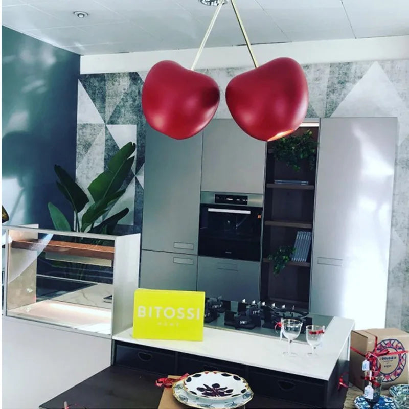 Afralia™ Cherry Pendant Lamp: Modern Designer Ceiling Chandelier for Home Decor