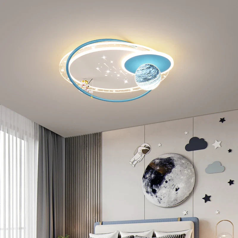 Afralia™ Nordic Kids LED Ceiling Chandelier for Bedroom Decor