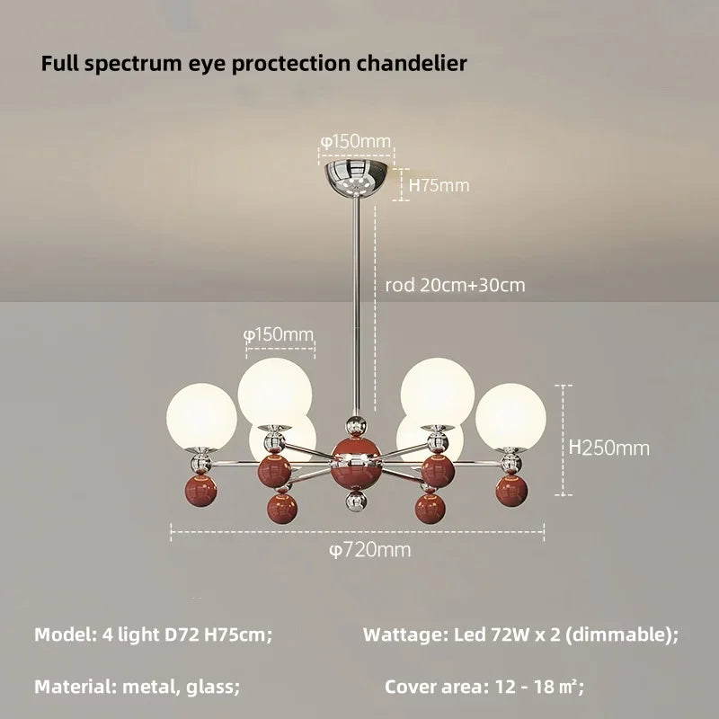 Afralia™ Modern Full Spectrum LED Pendant Hanging Light for Dining Room Decor