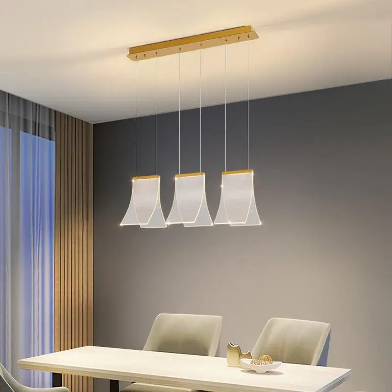 Afralia™ Nordic Dining Room Pendant Light Chandelier Ceiling Lamp for Indoor Living Room
