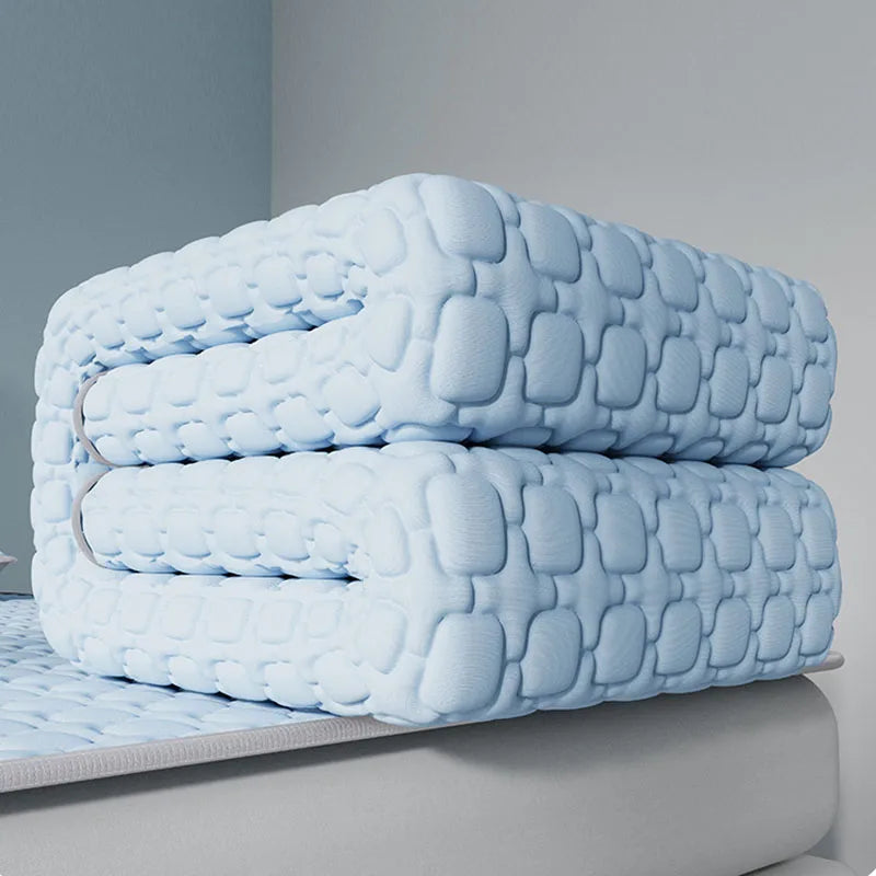 Afralia™ Cooling Latex Pad | Anti-Slip Design | Multi-Layer Structure | Foldable Mattress