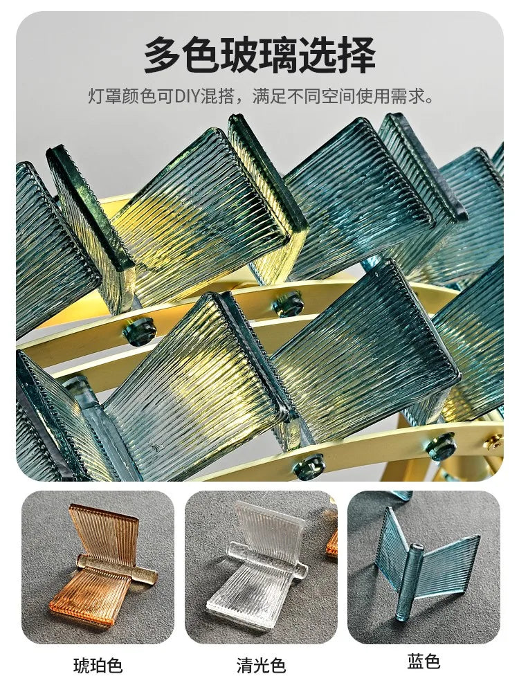 Afralia™ Nordic Luxury Living Room Chandelier: Modern American Style Art Lighting Fixtures