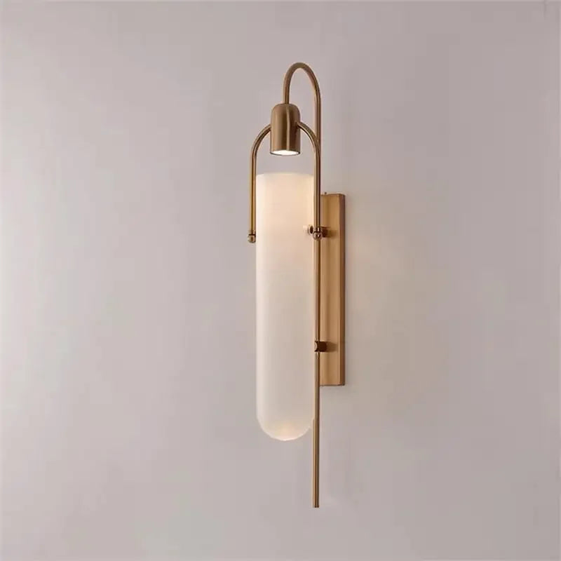 Afralia™ Modern Glass Wall Sconce Light Fixture for Bedside Living Room