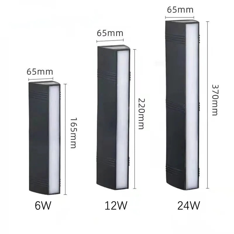 Afralia™ Outdoor LED Wall Light: Waterproof Garden Spotlight for Villa Exterior.