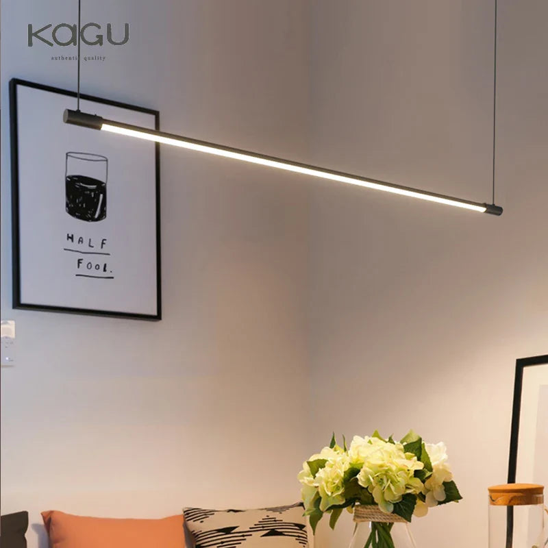 Afralia™ Modern Nordic LED Chandelier for Restaurant Bar Office Interior Lighting