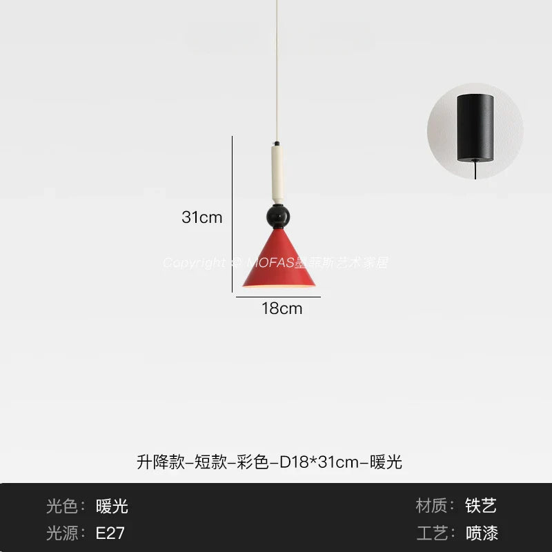 Afralia™ Industrial Vintage Pendant Light E27 Ceiling Chandelier - Modern Nordic Hanging Lamp for Home Decor