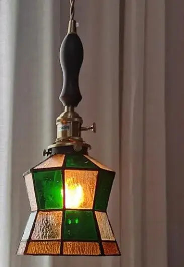 Afralia™ Blue Glass Pendant Lights for Bedroom Dinning Living Room