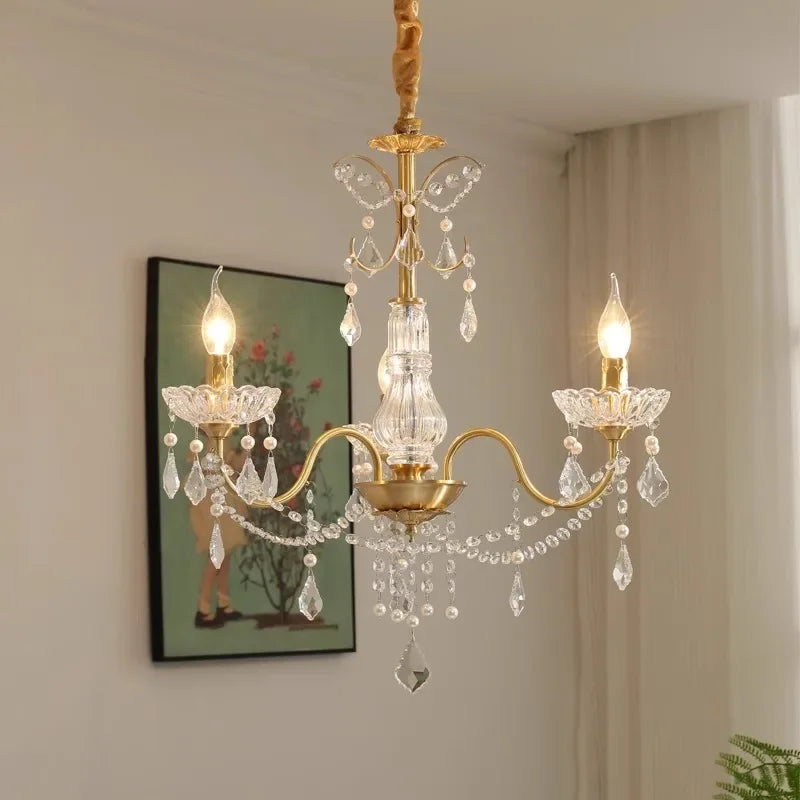 Afralia™ Crystal Chandeliers Light for Living Room and Dining Room