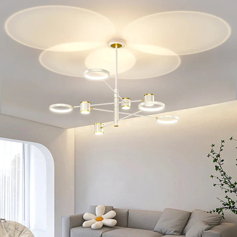 Afralia™ LED Crystal Chandelier: Modern Lighting for Bedroom Living Dining Room Kitchen Luminaria