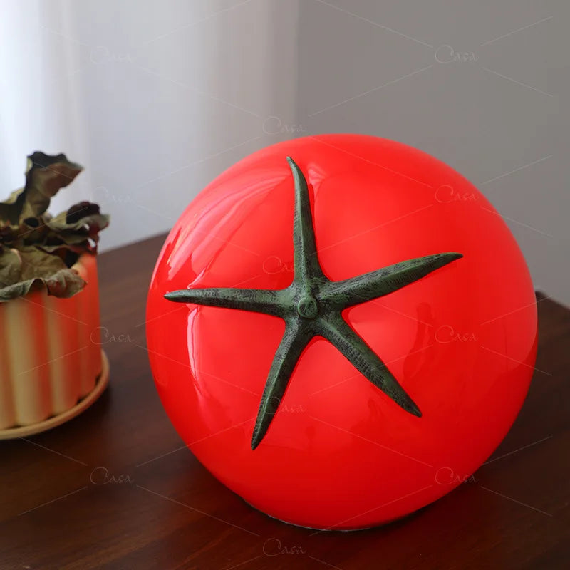 Afralia™ Tomato LED Table Lamp: Creative Tomato Shape Craft Night Light