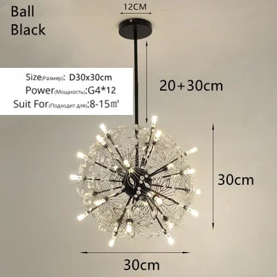 Afralia™ Crystal Bionic Petals Chandelier for Living Dining Bedroom Hall Hotel Decor