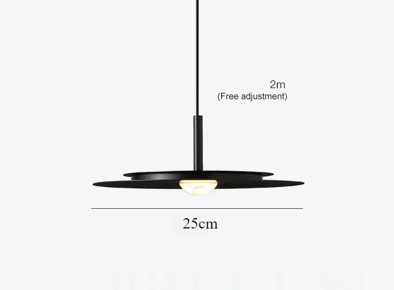 Afralia™ Flying Saucer LED Chandelier: Nordic Modern Kitchen Bedroom Decorative Lighting Lamp