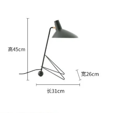 Afralia™ Denmark Tripod Desk Lamp - Floor/Table Light Fixture