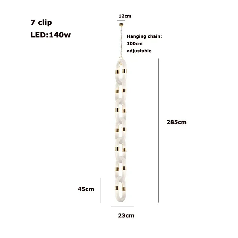 Afralia™ Crystal Gold Chain Chandelier Ceiling Lamp for Home Décor