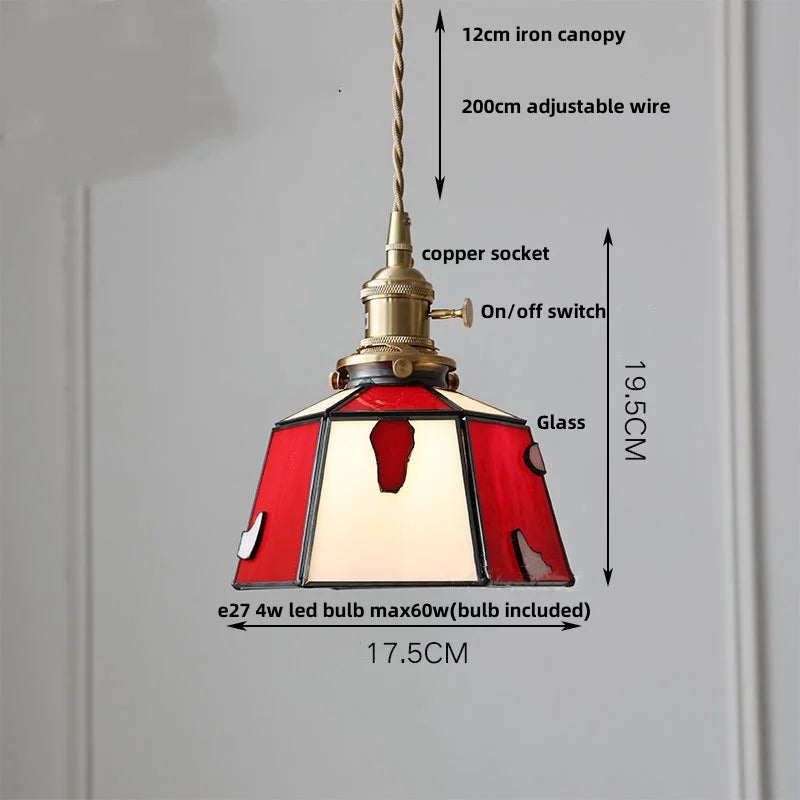 Afralia™ Glass Pendant Light Fixture Modern Nordic Style Hanging Lamp for Living Room