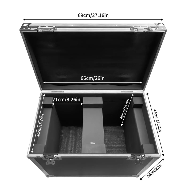 Afralia™ G-Tour Style Case for 2 230W Beam Gobo Trigeminal Moving Head Light