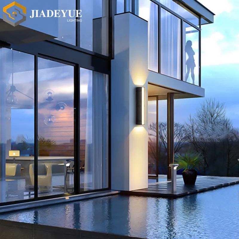 Afralia™ Outdoor LED Wall Light: Waterproof Garden Spotlight for Villa Exterior.