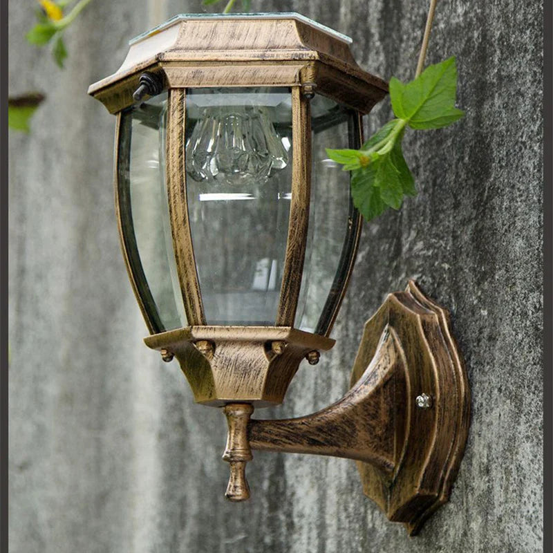 Solar Wall Light LED Outdoor Afralia™ Courtyard Sconces Waterproof IP55 Garden Decor Fence