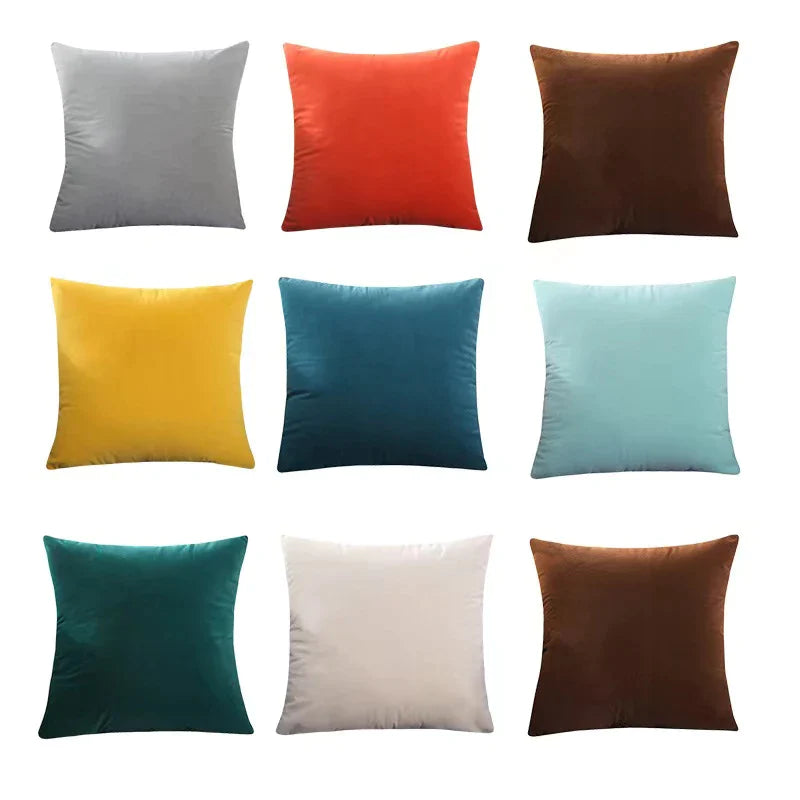 Afralia™ Velvet Cushion Cover 50*50cm - Home Sofa Car Decor Pillow Cover