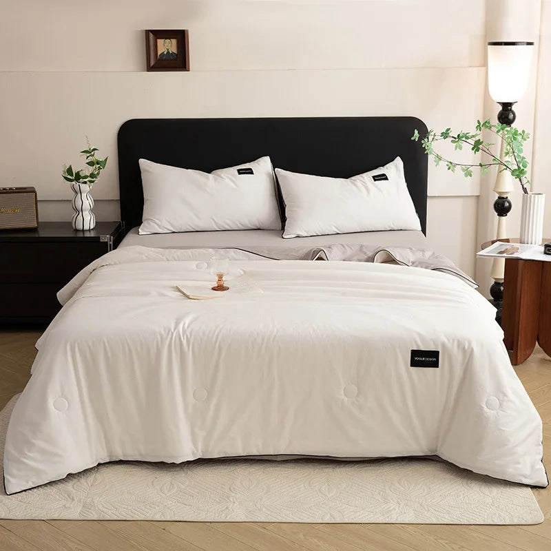 Afralia™ Ice Cream Cool Feel Light Summer Quilt - Skin-Friendly & Breathable