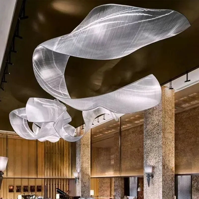 Afralia™ Glass Chandelier Pendant Lights Colored Living Room Hotel Lighting