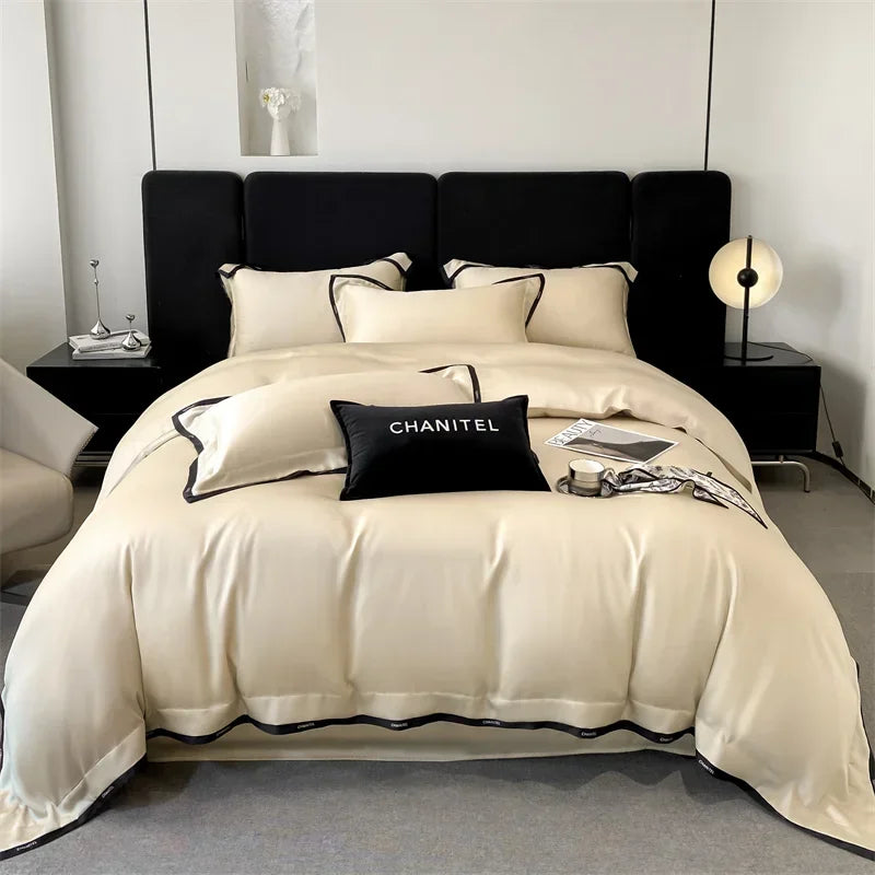 Afralia™ Svetanya 60S Lyocell Bed Linens Set - Twin Queen King Size