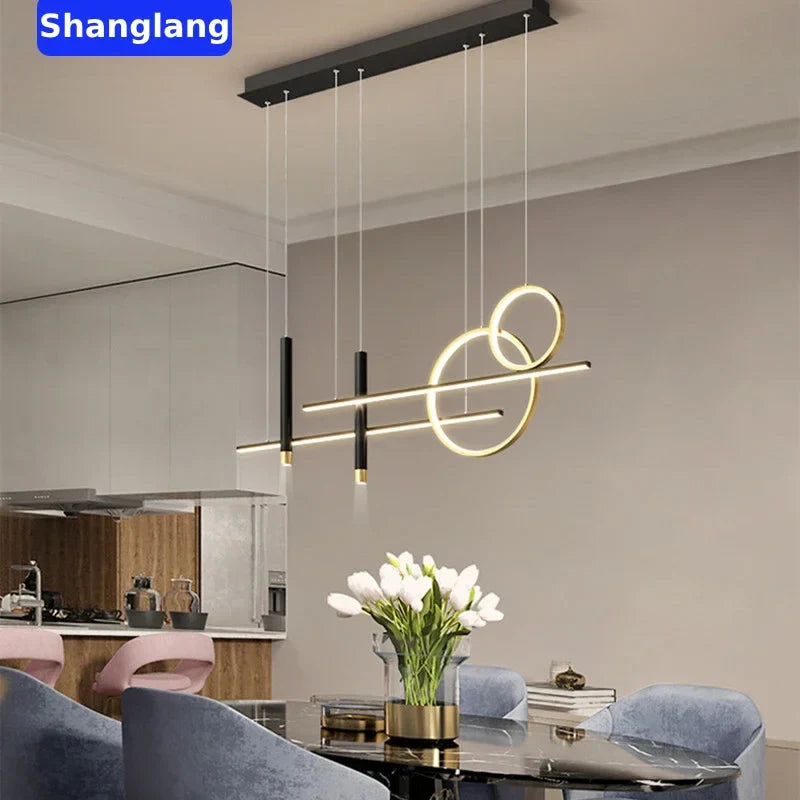 Afralia™ Nordic LED Chandelier: Modern Lighting for Living Room, Dining, Kitchen, Home Décor
