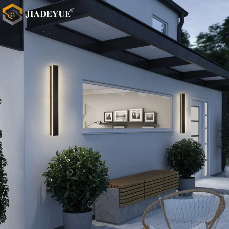 Afralia™ LED Outdoor Wall Lamp for Balcony Garden Villa Porch Lighting