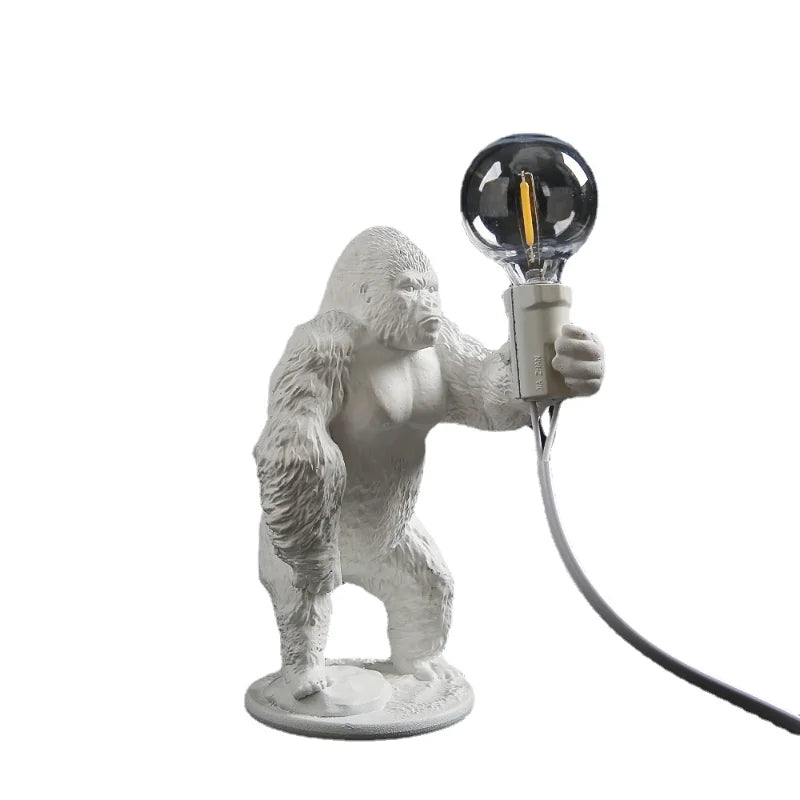 Afralia™ Gorilla Night Light Indoor Decor Resin Small Lamp