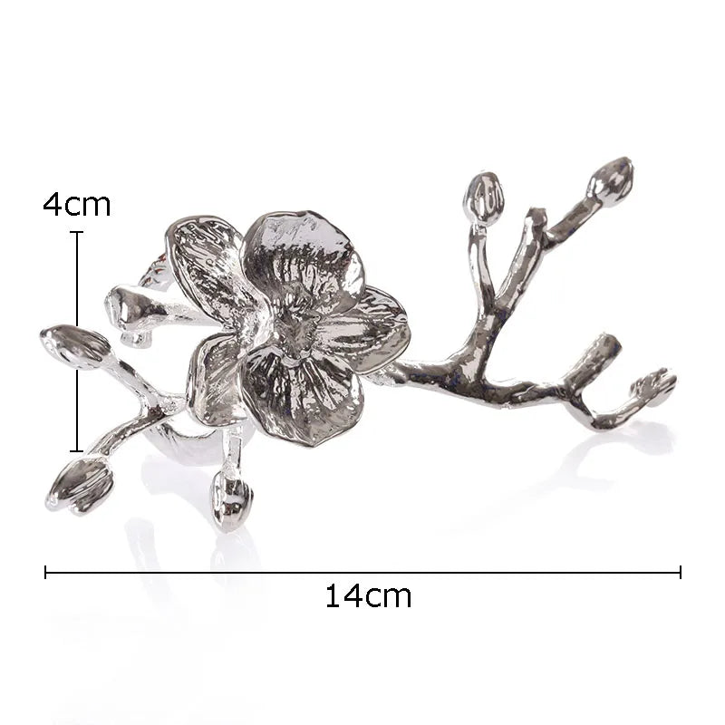 Afralia™ Stainless Steel Napkin Rings for Dining Table and Restaurant, Set of 2