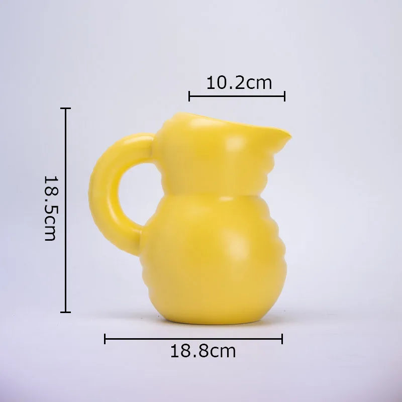 Afralia™ Multicolour Ceramic Vase for Modern Room Decor