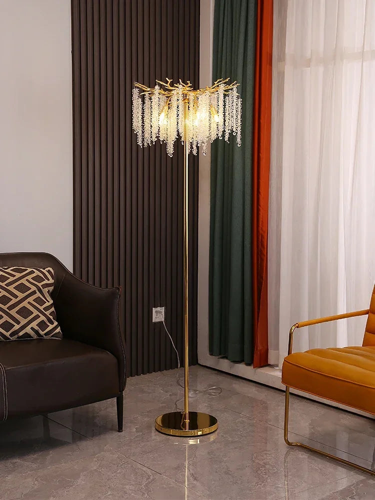Afralia™ Nordic LED Floor Lamp - Modern Reading Light for Living Room and Bedroom