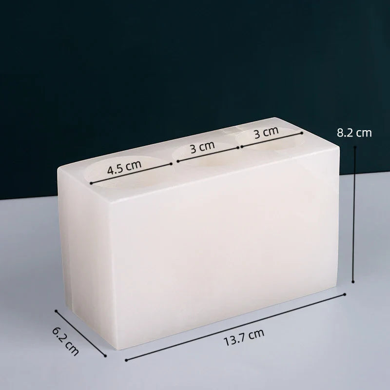 Marble Toothbrush Holder Cup Mug for Family Bathroom by Afralia™