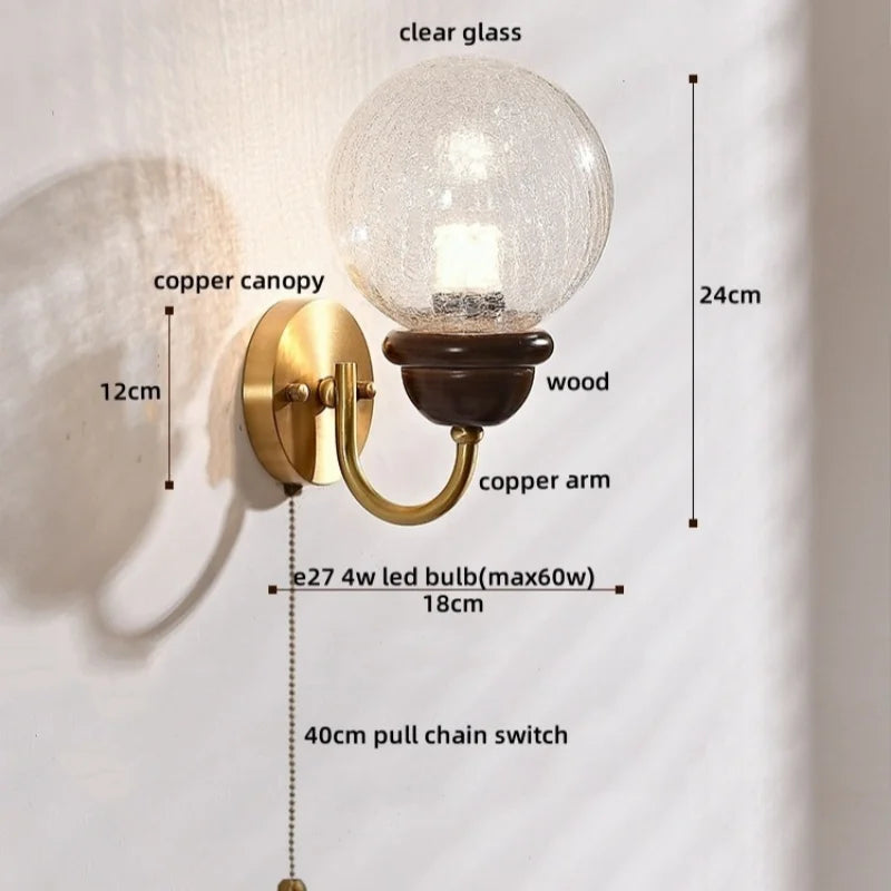 Afralia™ Japanese Style LED Wall Lights 4W for Home Bathroom Bedroom Mirror Lighting