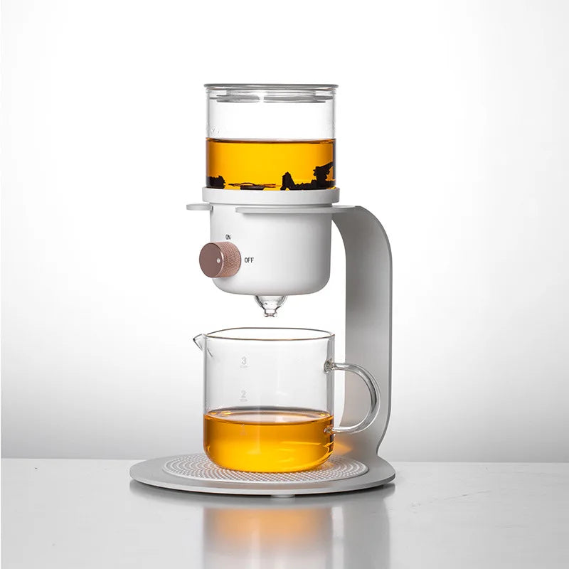 Afralia™ Glass Kung Fu Tea Pot for Tea and Coffee Brewing