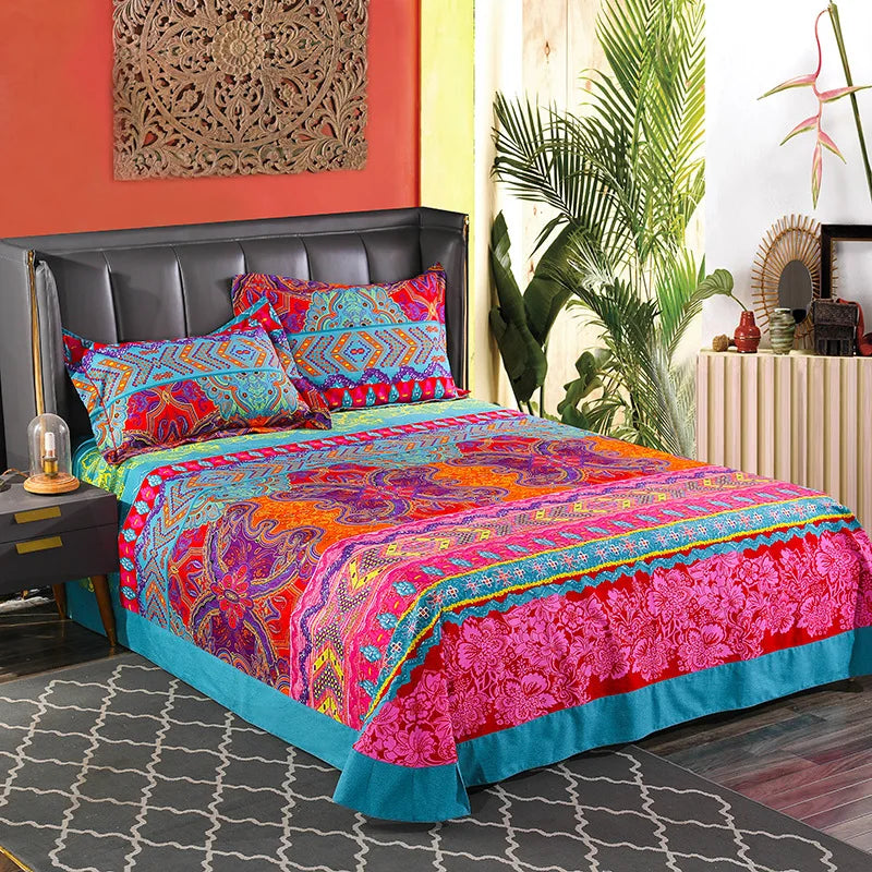 Afralia™ Colored Brushed Bedding Sets: European Style, Soft Quilt Cover Kit for Single-Double Bed