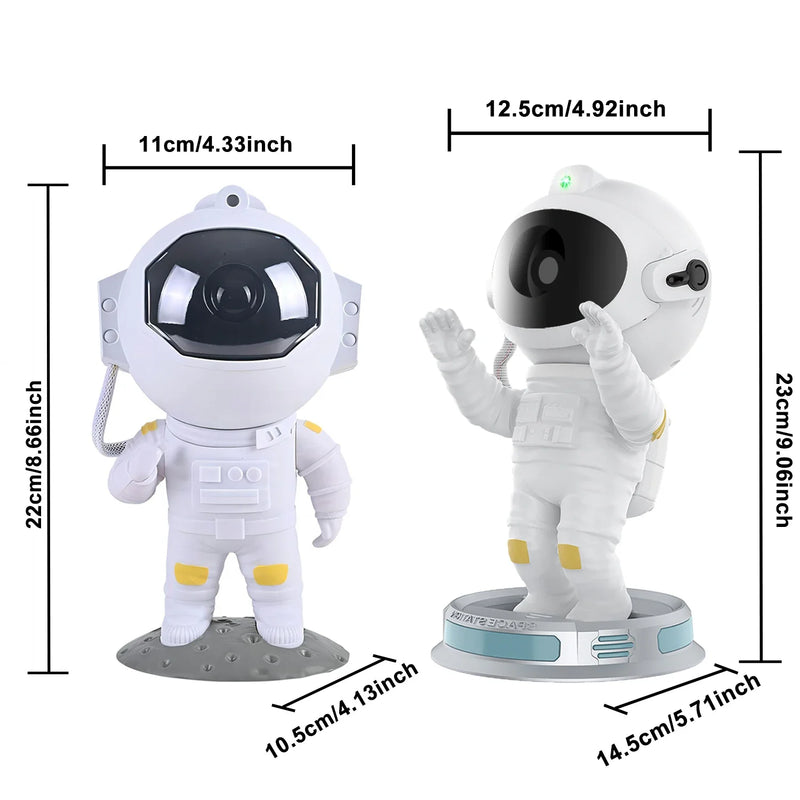 Afralia™ Starry Sky Astronaut Projector Night Light LED Nebula Galaxy Star Decoration