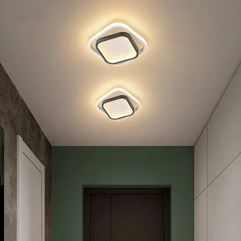 Afralia™ Nordic LED Ceiling Lamp for Indoor Lighting, Living Room, Corridor, Porch, Bedside, Balcony