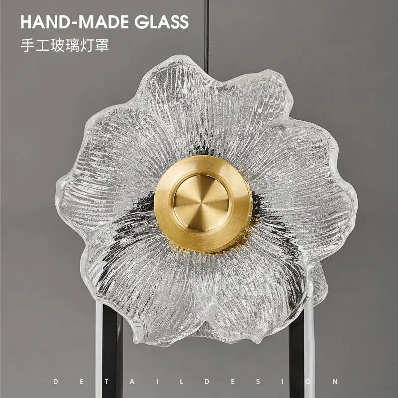 "Afralia™ LED Glass Wall Lamp: Modern Home Decoration for Bedroom Living Room Corridor"