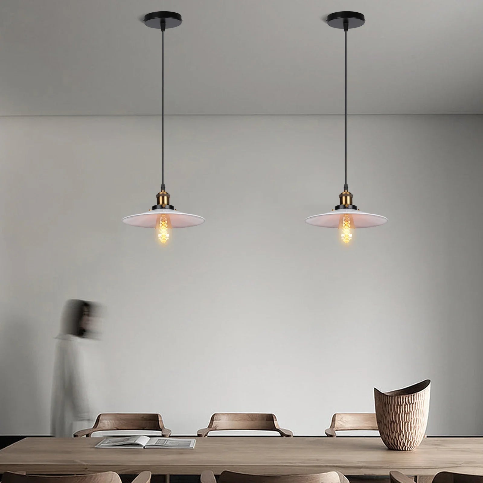 Afralia™ Retro Pendant Lights: Industrial Living Room Hanging Lamp Luminaire Vintage Lighting