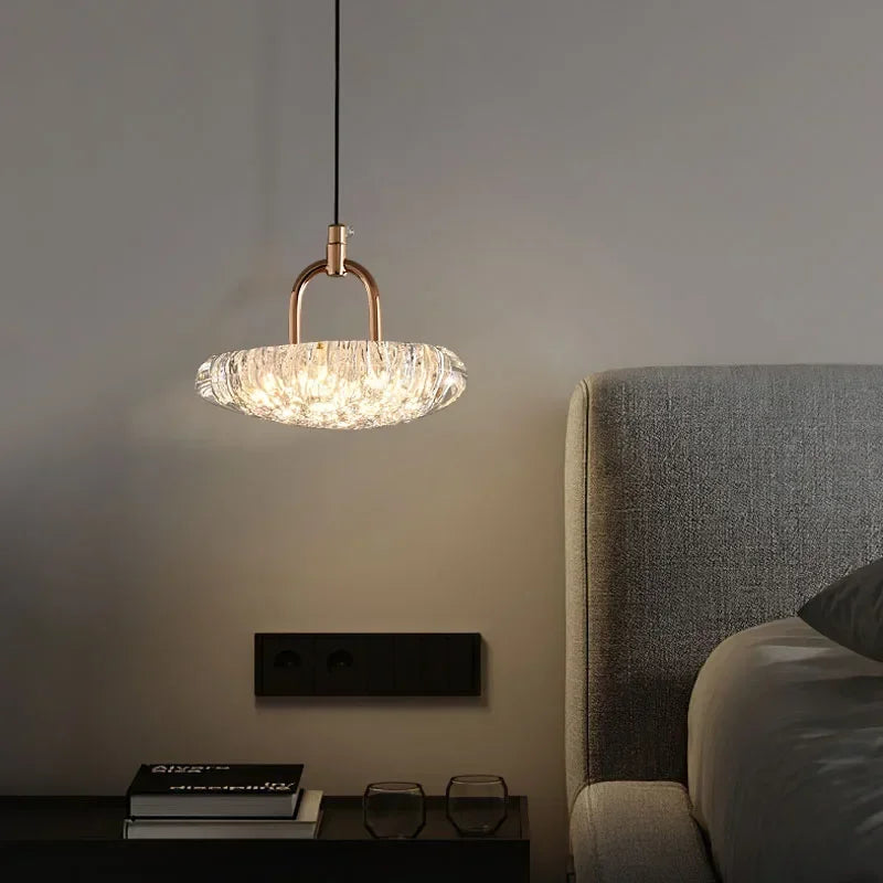 Afralia™ Modern Light Luxury LED Pendant Chandelier for Restaurant and Bedroom