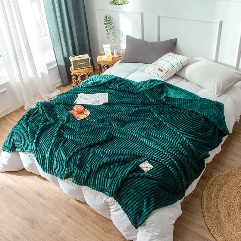 Afralia™ Cozy Hug Blanket - Soft Sweatshirt Throw for Sofa & Bed