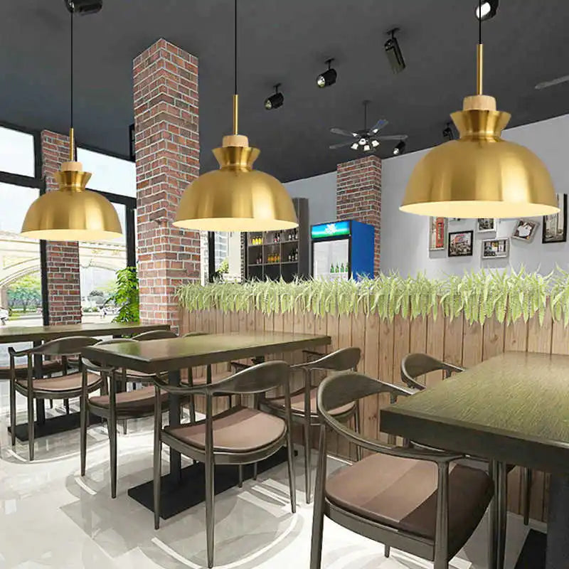 Afralia™ Gold Nordic Chandelier for Kitchen Bedroom Living Room Study Loft Aisle