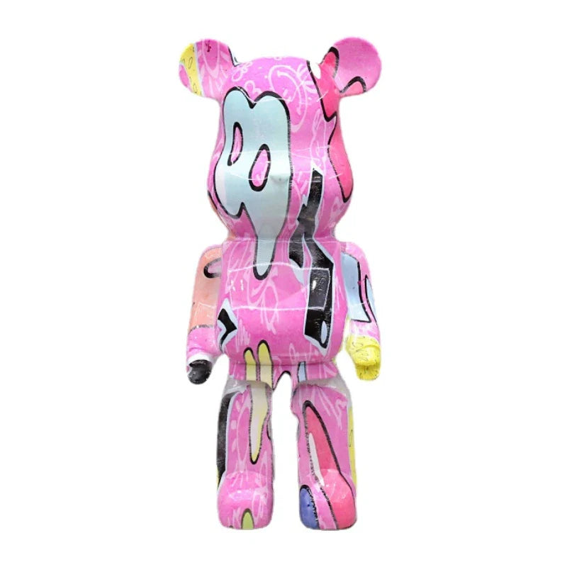 Afralia™ Violent Bear Piggy Bank Statue | Home Decor & Gift for Kids, Living Room Wine Cabinet