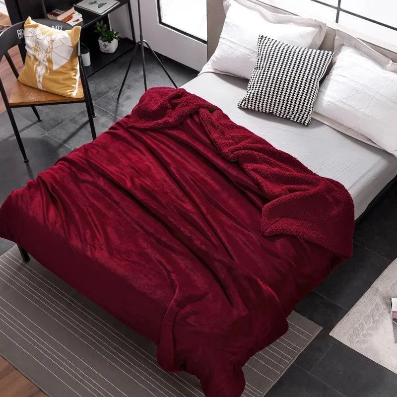 Afralia™ Cozy Plush Blanket: Soft, Warm, Lightweight for Bedroom & Sofa All Seasons