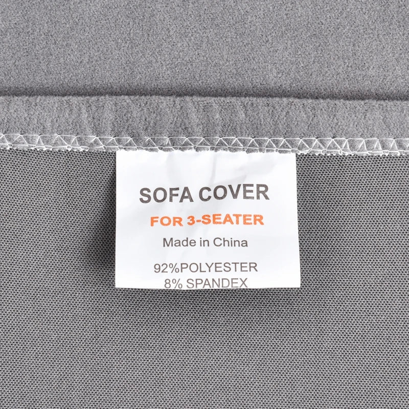 Afralia™ Soft Elastic Sofa Cover: Stretch Spandex Slipcover in Solid Color