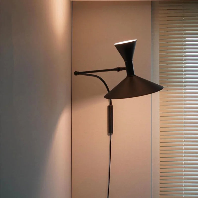 Afralia™ Marseille Adjustable Wall Lamp Rotatable Sconce for Living Room & Bedroom