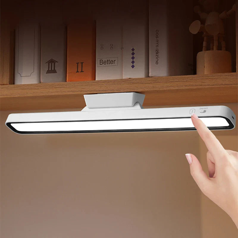 Afralia™ Magnetic Desk Lamp LED USB Rechargeable Stepless Dimming Night Light