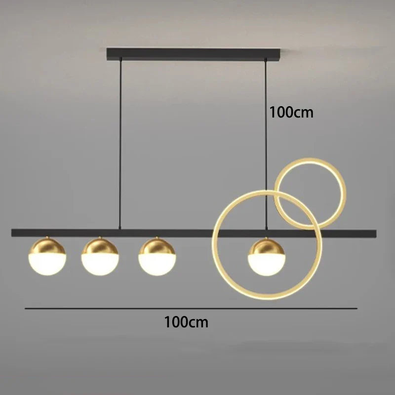 Afralia™ Modern LED Chandeliers for Living & Dining Rooms: Indoor Hanging Light Lamps