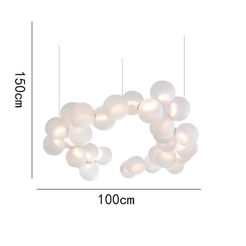 Afralia™ Modern LED Pendant Chandeliers for Living Room & Dining Room Lighting